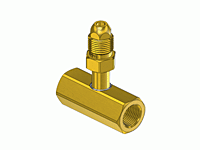 CGA Manifold Coupler Tees - Brass