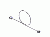 Rigid Pigtail Assemblies with Single & Double Loop PT-326SS