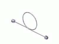 Rigid Pigtail Assemblies with Single & Double Loop PT-350SS