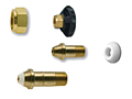 CGA 200 MC Inlet Nuts  Nipples for Acetylene in Smal Cylinders