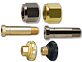 CGA 320 Regulator Inlet Nuts   Nipples for Carbon Dioxide