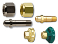 CGA 540 Regulator Inlet Nuts   Nipples for Oxygen